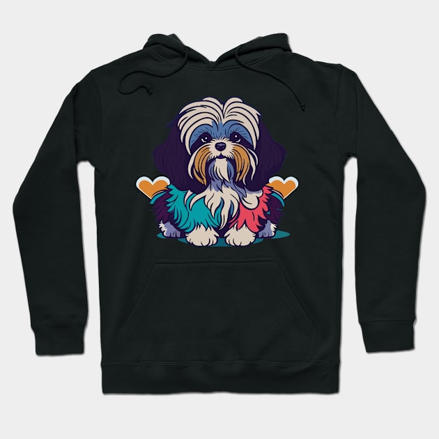 Havanese Portrait Hoodie by SpriteGuy95